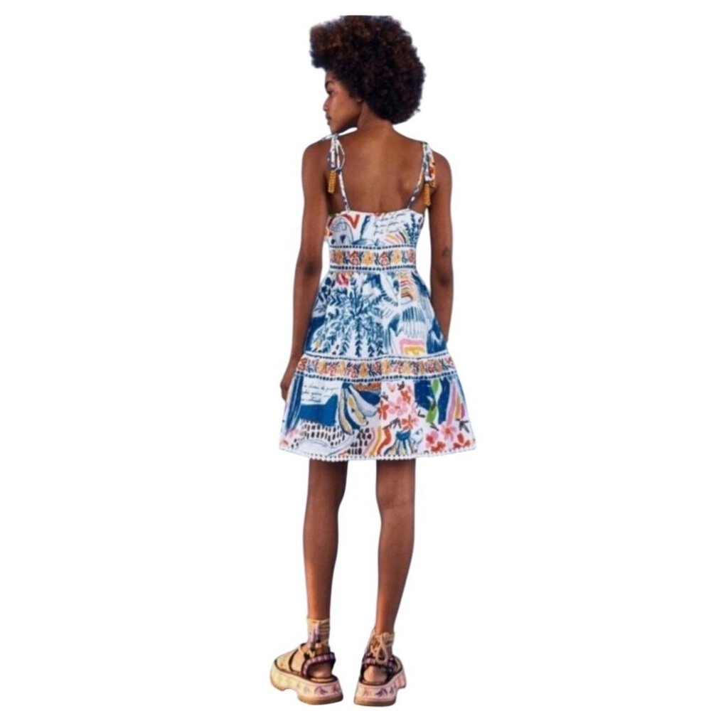 Farm Rio Wild Brazil Mini Dress Size XS New With Tags - Picture 5 of 16